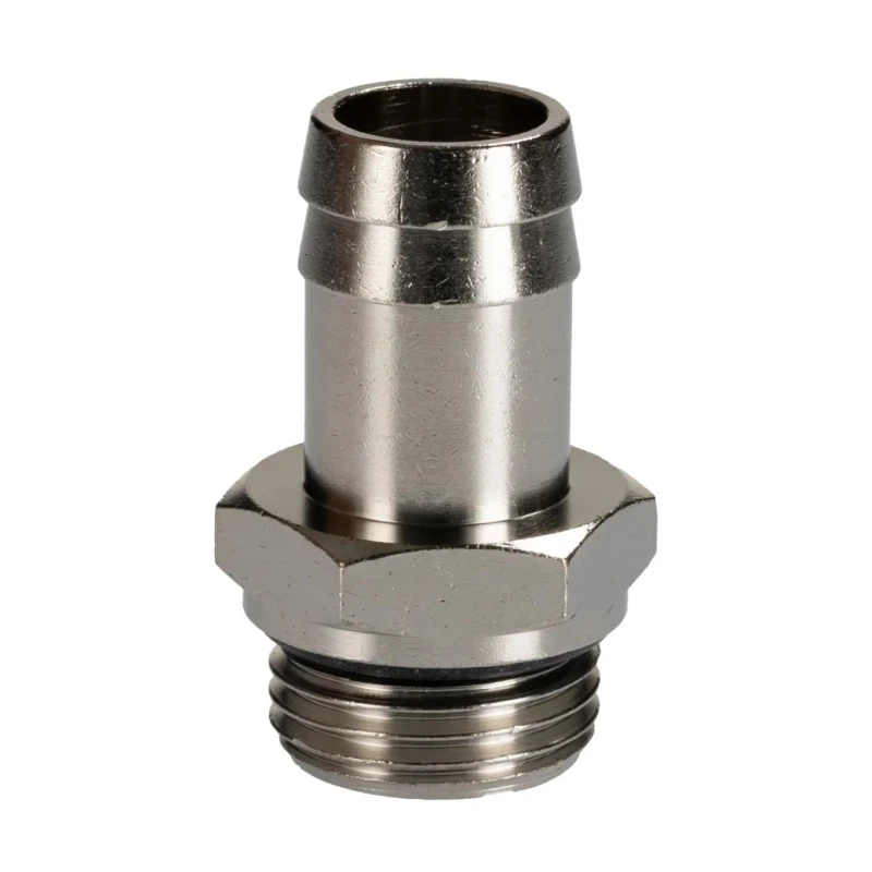 RS PRO Brass Hose Connector 17 mm ID, BSPP Male Thread, Max Pressure 5 MPa 50 bar, Max Temperature 300°C 176-2036
