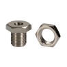 RS PRO Brass Threaded Fitting Male BSP M5 to M10, Nickel-Plated, 300°C Max Operating Temperature 176-2043