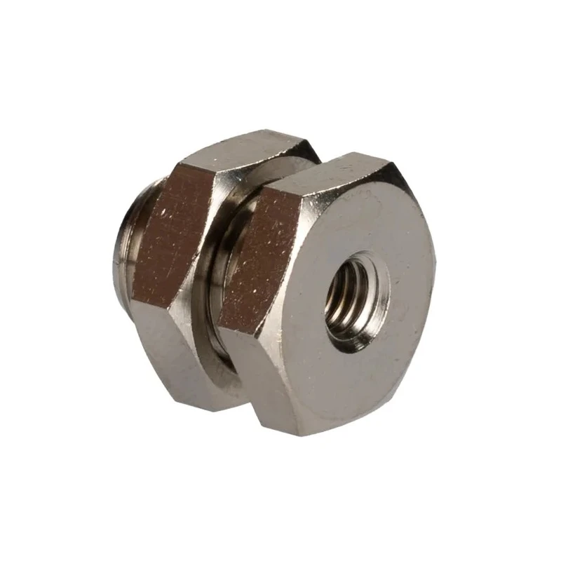 RS PRO Brass Threaded Fitting Male BSP M5 to M10, Nickel-Plated, 300°C Max Operating Temperature 176-2043