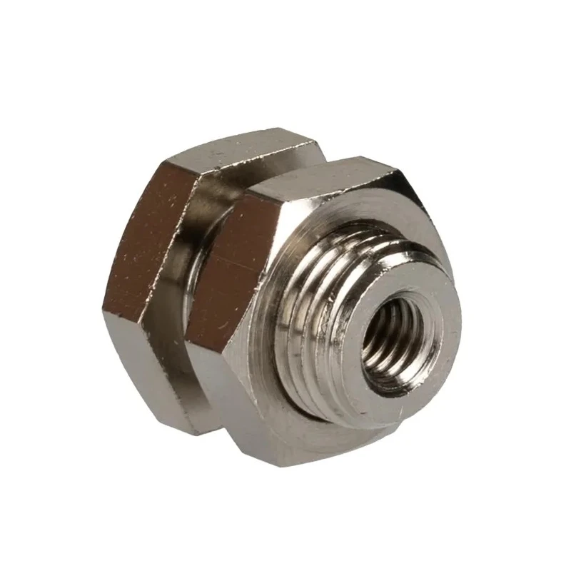 RS PRO Brass Threaded Fitting Male BSP M5 to M10, Nickel-Plated, 300°C Max Operating Temperature 176-2043