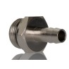 RS PRO Hose Connector 10 mm ID, Male BSPP Adapter, Brass Body, 5 MPa 50 Bar, 300°C 176-2042