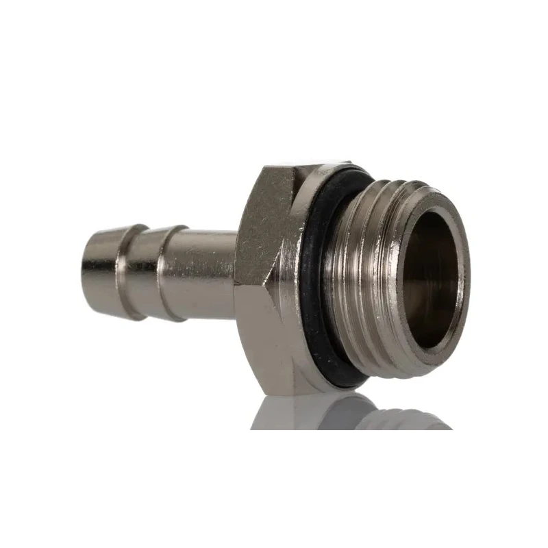 RS PRO Hose Connector 10 mm ID, Male BSPP Adapter, Brass Body, 5 MPa 50 Bar, 300°C 176-2042