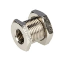RS PRO Nickel-Plated Brass Threaded Fitting Male BSP 1/4 in to M20 Male, Max Operating Temperature 300°C 176-2045