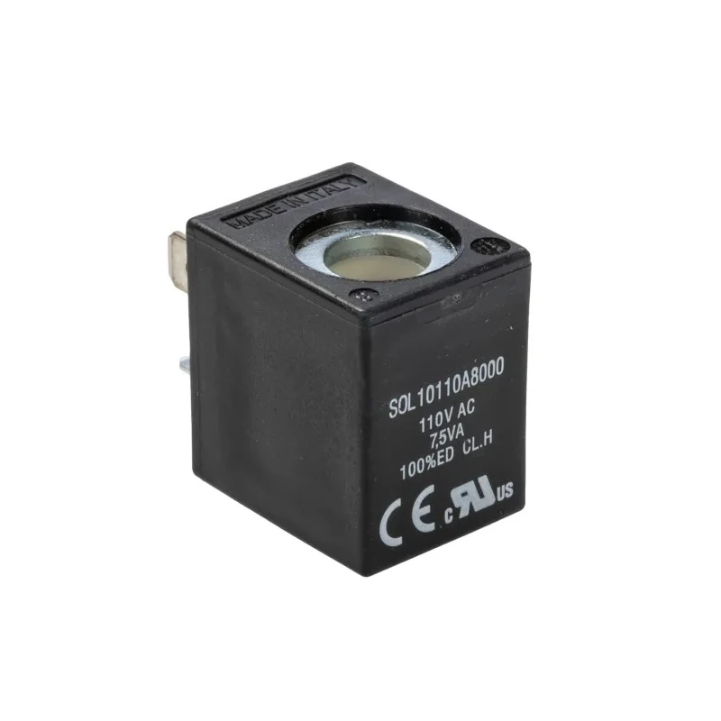 RS PRO 110V AC Solenoid Valve Coil 22mm Compact Size DIN 43650 IP65 Rated 7.5VA 176-2070