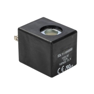 RS PRO Solenoid Valve Coil Series 30 110V AC 11VA Compact 30mm DIN 43650 IP65 176-2075