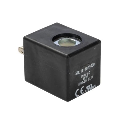 RS PRO Solenoid Valve Coil Series 30 110V AC 11VA Compact 30mm DIN 43650 IP65 176-2075
