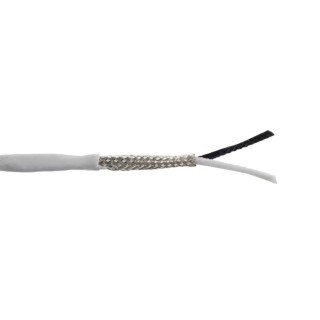 Belden Control Cable 2 Cores 26 AWG Screened 600V 30m White Tetrafluoroethylene Sheath 83317E 009100