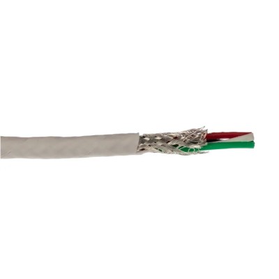 Belden Control Cable 4 Cores 24 AWG Copper Conductors Screened Tetrafluoroethylene Jacket White 30m 600V 83348E 009100
