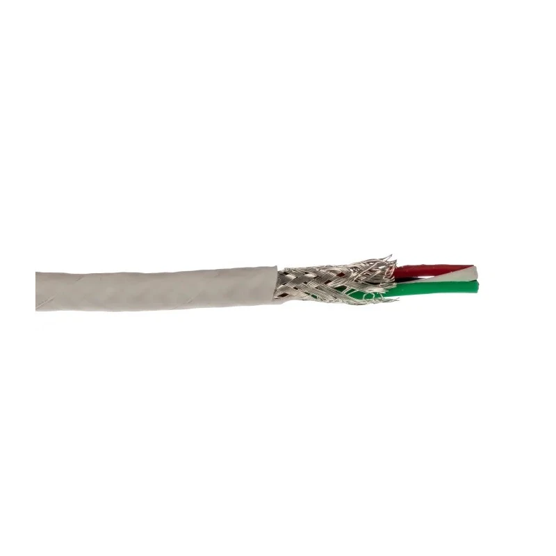 Belden Control Cable 4 Cores 24 AWG Copper Conductors Screened Tetrafluoroethylene Jacket White 30m 600V 83348E 009100