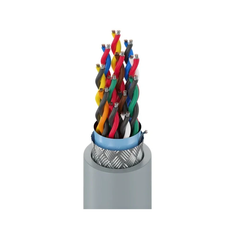 Belden 9812 Series Data Cable 12 Pairs 24 Cores 0.08 mm² 30 m Silver Sheath Polyvinyl Chloride 9812 060100