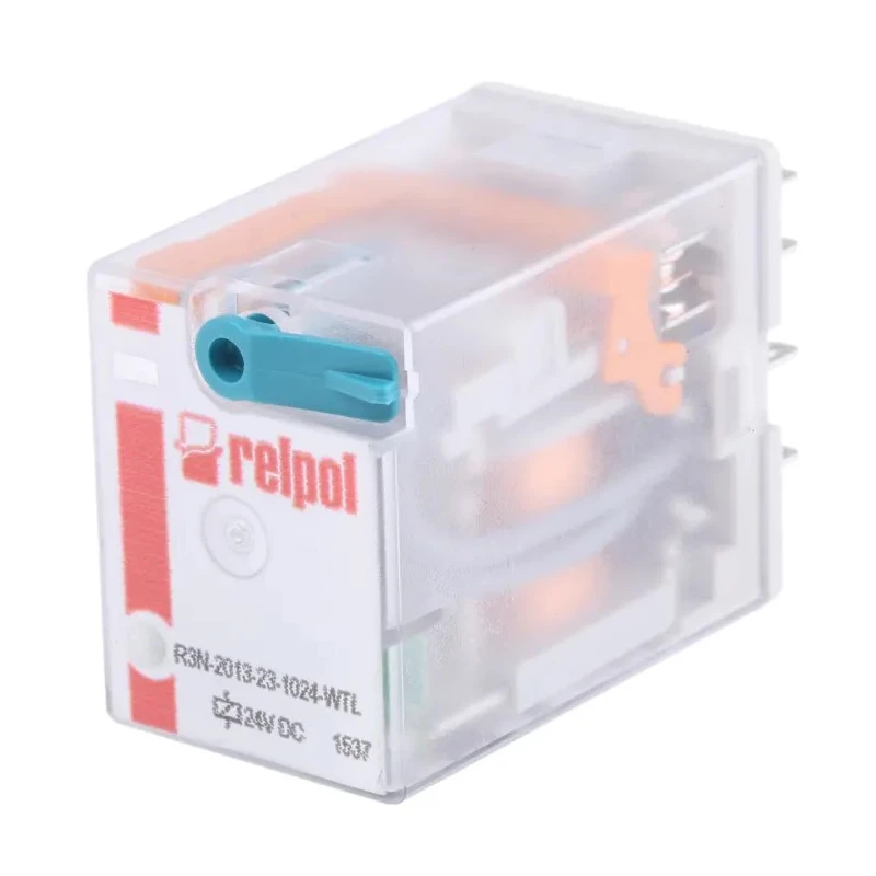 Relpol Surface Power Relay 24V Coil 10A Switching Current 3PDT R3N-2013-23-1024-WTL