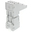 Relpol 8 Way 12A 300V ac DIN Rail Relay Socket for Use with R2N Series Relay GZM2-gray