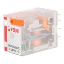 Relpol Surface Power Relay 230V AC Coil 10A Switching Current 3PDT Plug-In Terminal R3N-2013-23-5230-WTL