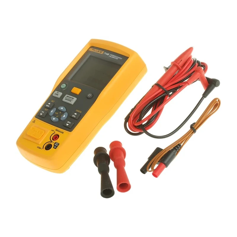 Fluke Thermocouple Calibrator 0.01% Accuracy Battery Powered IEC 61010-1 Fluke-714B AR