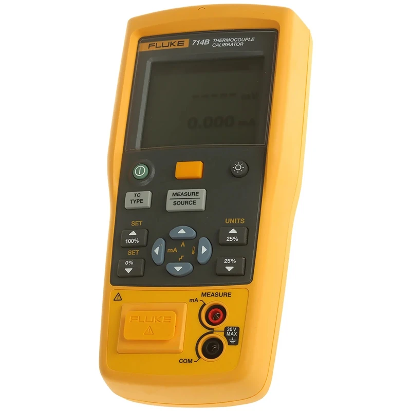 Fluke Thermocouple Calibrator 0.01% Accuracy Battery Powered IEC 61010-1 Fluke-714B AR