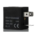 RS PRO 220V AC Solenoid Coil Solenoid Valve Coil 5 VA 3-Pin DIN Plug 176-2118
