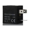 RS PRO 220V AC Solenoid Coil Solenoid Valve Coil 5 VA 3-Pin DIN Plug 176-2118
