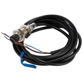 Omron Threaded Barrel Inductive Proximity Sensor M12, PNP Output, 24V DC, 8mm Detection Range, IP67 E2B-M12KN08-WP-B1 2M