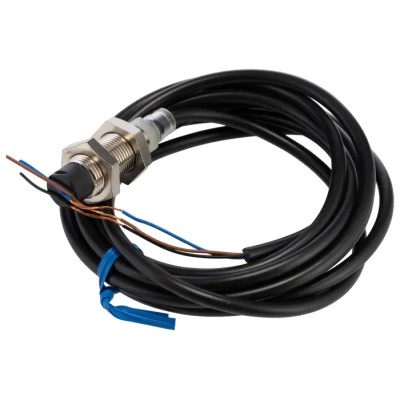 Omron Threaded Barrel Inductive Proximity Sensor M12, PNP Output, 24V DC, 8mm Detection Range, IP67 E2B-M12KN08-WP-B1 2M