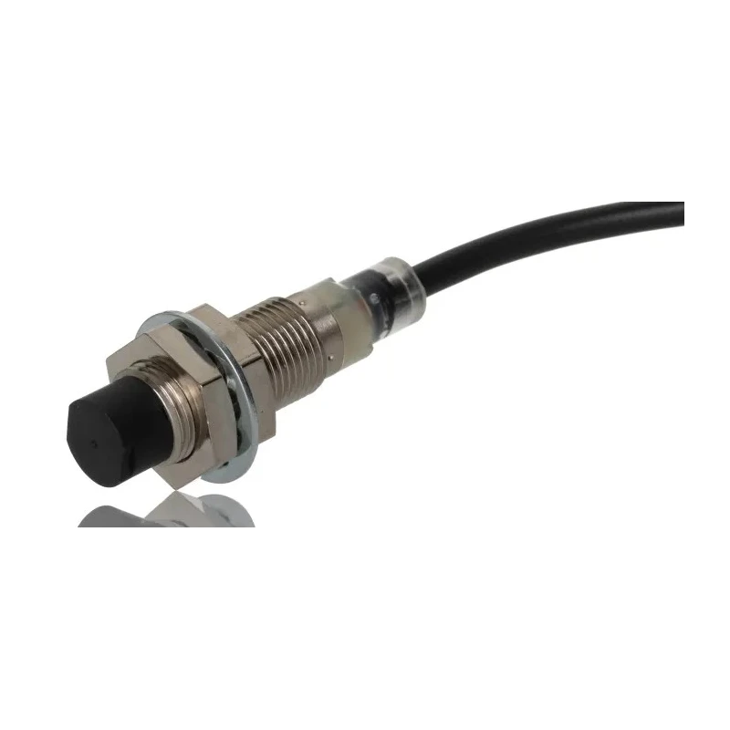 Omron Threaded Barrel Inductive Proximity Sensor M12, PNP Output, 24V DC, 8mm Detection Range, IP67 E2B-M12KN08-WP-B1 2M