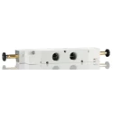 RS PRO Pneumatic Solenoid Valve 5/2 Bistable Solenoid G 1/2 in Port Voltage 12, 24, 110, 220V DC Single Coil 176-2127