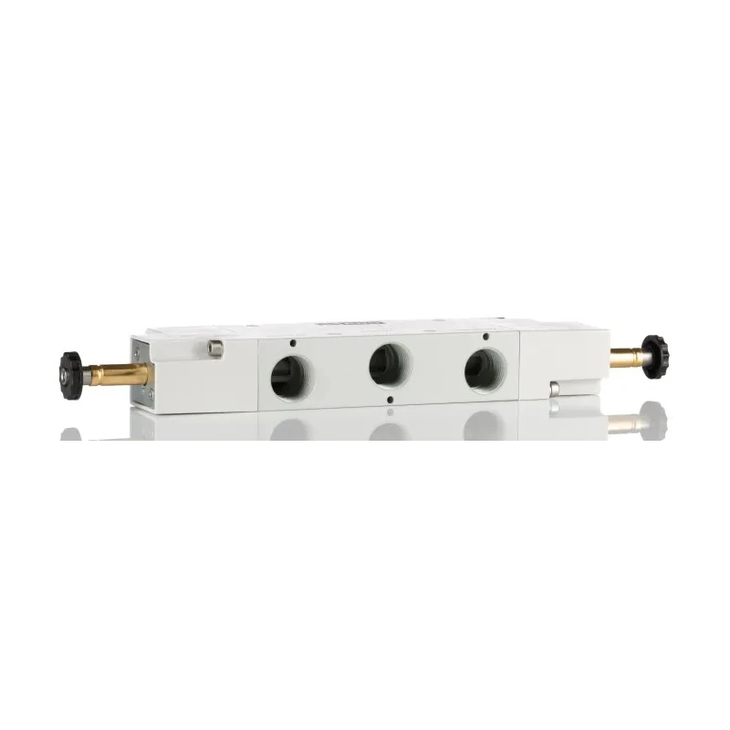 RS PRO Pneumatic Solenoid Valve 5/2 Bistable Solenoid G 1/2 in Port Voltage 12, 24, 110, 220V DC Single Coil 176-2127