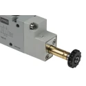 RS PRO Pneumatic Solenoid Valve 5/2 Bistable Solenoid G 1/4 in, 12 V dc, 24 V ac/dc, 110 V ac, 220 V ac 176-2126