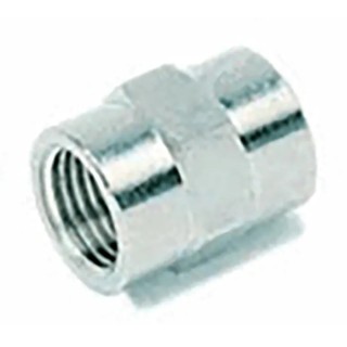 RS PRO Brass Threaded Fitting Male BSP M5 to Female M5 Nickel-Plated 176-2135