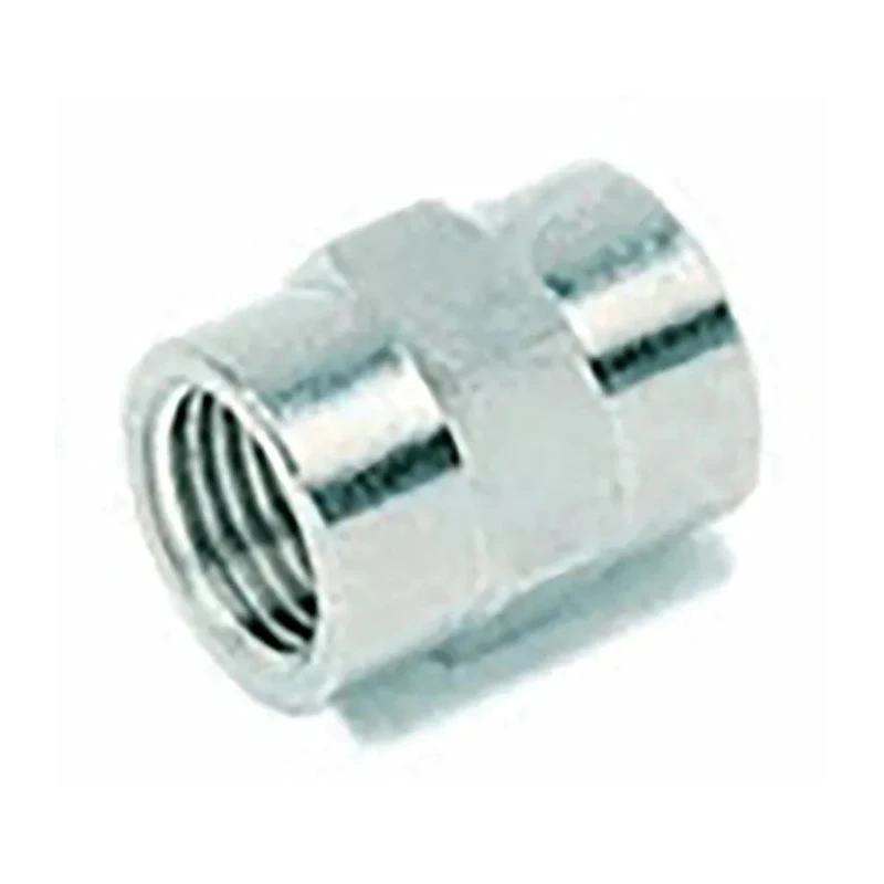 RS PRO Brass Threaded Fitting Male BSP M5 to Female M5 Nickel-Plated 176-2135