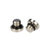 RS PRO Brass Nickel-Plated Male Threaded Fitting Connection Size M5 176-2137