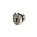 RS PRO Brass Nickel-Plated Male Threaded Fitting Connection Size M5 176-2137