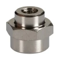 RS PRO Brass Threaded Fitting Female BSP M5 to Male 1/8 in Threaded Adapter 176-2136