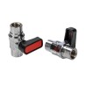 RS PRO Handle Pneumatic Manual Control Micro Valve, BS 21, ISO 7.1, DIN 2999, ISO 228, R 1/8, Brass Body, 20 bar 176-2138
