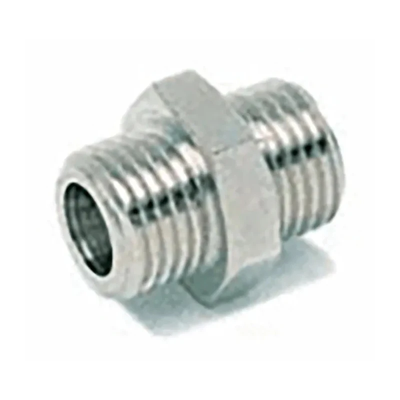 RS PRO Threaded Fitting Male Metric M5 to Male Metric M5, Nickel-Plated Brass, Italy 176-2133