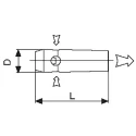 RS PRO Blow Gun Venturi Nozzle Operating Pressure 10 bar Model 176-2229
