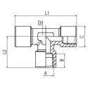 RS PRO Stainless Steel AISI 316L Threaded Pipe Fitting 1/8 in x 215.9 mm x 330.2 mm 176-2207