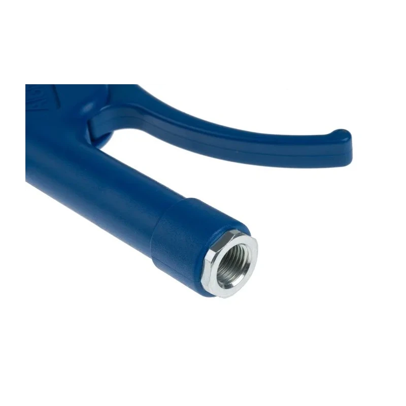 RS PRO 16 bar Blow Gun, 1/4 in Air Inlet BSP, 6.35 mm Nozzle, Nickel Plated Brass, Operating Temperature -20°C to 176-2230