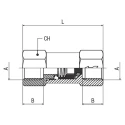 RS PRO Pneumatic Non Return Valve, 8 bar Maximum Operating Pressure, Female Inlet and Outlet Ports 176-2268