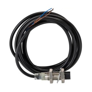 Omron Threaded Barrel Inductive Proximity Sensor M12 PNP 24V dc 8 mm Detection IP67 E2B-M12KN08-WP-B2 2M