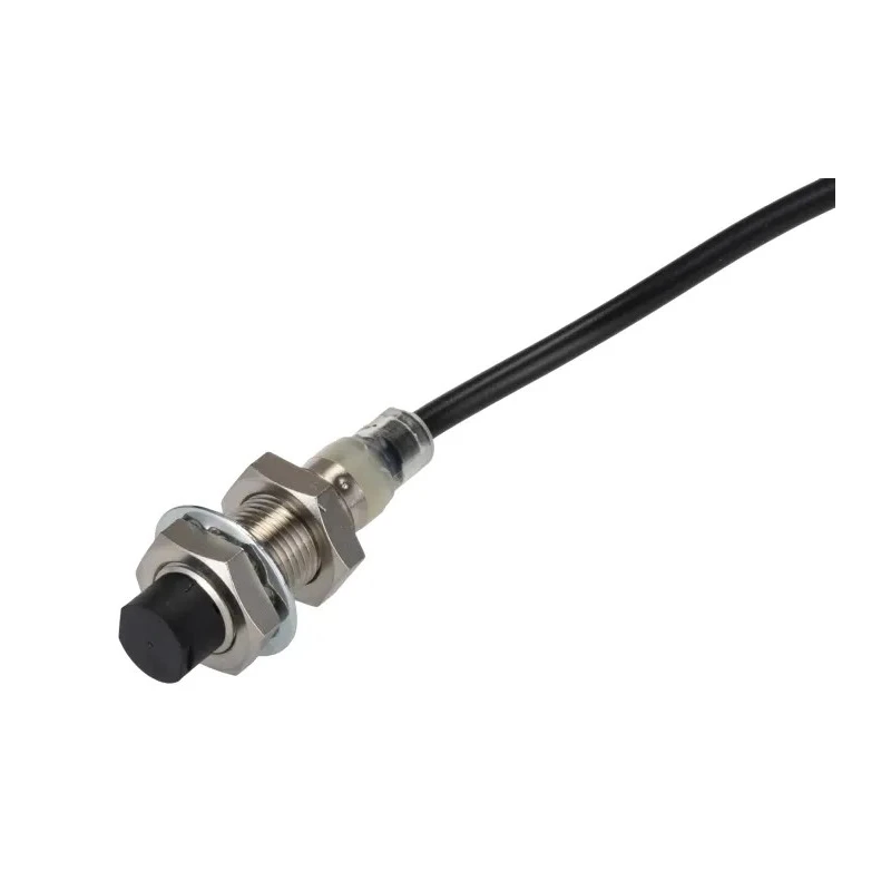Omron Threaded Barrel Inductive Proximity Sensor M12 PNP 24V dc 8 mm Detection IP67 E2B-M12KN08-WP-B2 2M