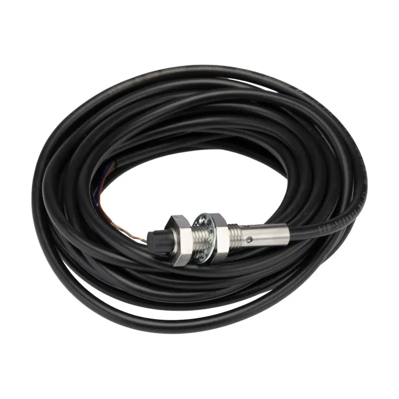 Omron Threaded Barrel Inductive Proximity Sensor M12 PNP 24V DC 8mm Detection Brass Housing IP67 E2B-M12LN08-WP-B2 2M