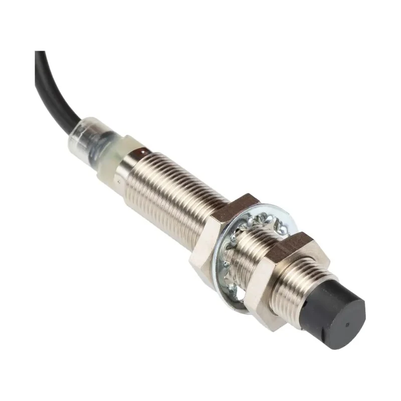 Omron Threaded Barrel Inductive Proximity Sensor M12 PNP 24V DC 8mm Detection Brass Housing IP67 E2B-M12LN08-WP-B2 2M