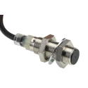 Omron Threaded Barrel Inductive Proximity Sensor M12, 24V DC, 4mm Detection, Brass Housing, IP67, NPN E2B-M12KS04-WP-C2 5M
