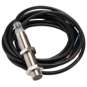 Omron Threaded Barrel Inductive Proximity Sensor M12 PNP 24V DC 4mm Detection E2B-M12LS04-WP-B1 2M