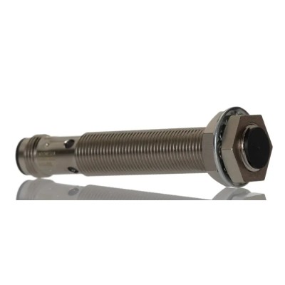 Omron Threaded Barrel Inductive Proximity Sensor M12 PNP 24V DC 4mm Detection 200mA E2B-M12LS04-M1-B1