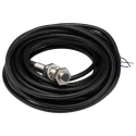 Omron Threaded Barrel Inductive Proximity Sensor M12, NPN Output, 30V DC 4mm Detection Range, IP67 E2B-M12LS04-WP-C1 2M