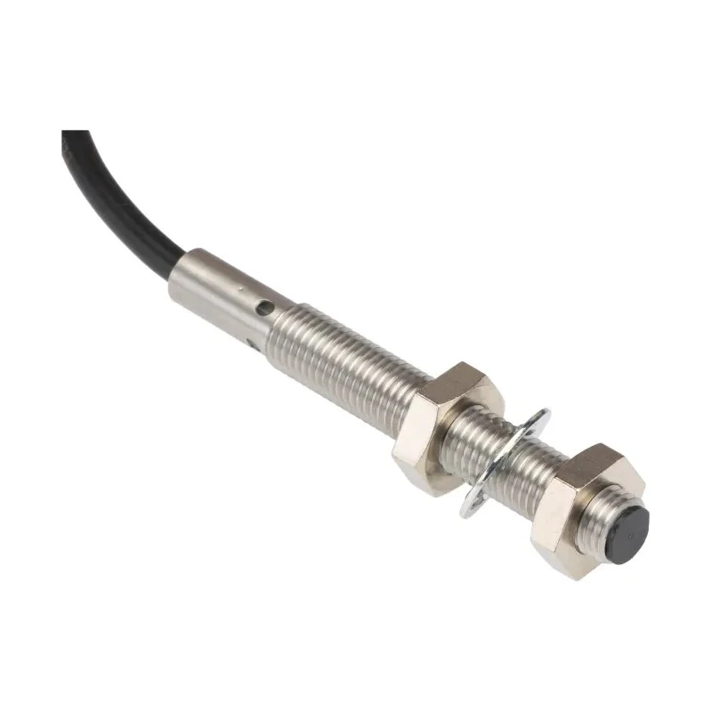Omron Threaded Barrel Inductive Proximity Sensor M12, NPN Output, 30V DC 4mm Detection Range, IP67 E2B-M12LS04-WP-C1 2M