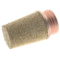 RS PRO Brass Pneumatic Silencer 10 bar Threaded G 3/4 in 92dB Noise Reduction 50mm Length 176-2278