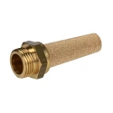 RS PRO Brass Pneumatic Silencer 12 bar Threaded G 3/8 in Male Connection 176-2285