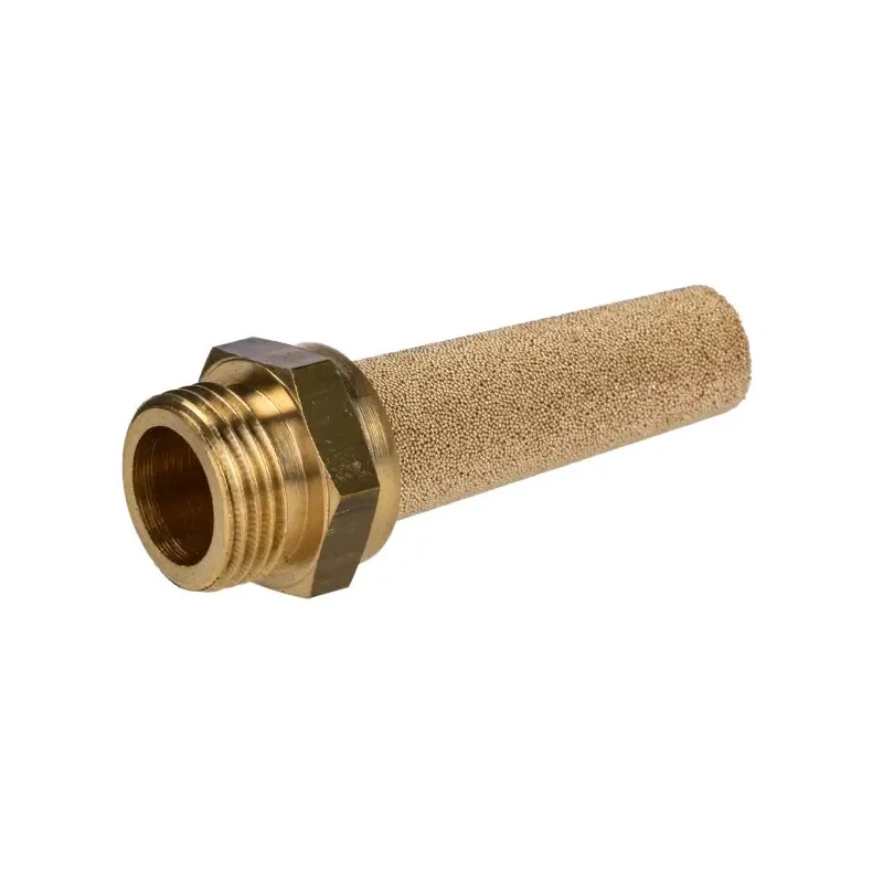 RS PRO Brass Pneumatic Silencer 12 bar Threaded G 3/8 in Male Connection 176-2285
